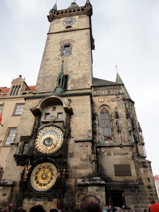 Here is my photo (I promise it is mine) of the Prague Astronomical Clock! It's so cool that we both went to the same place!